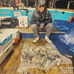 6윌9일 여수힐링호 한치조황