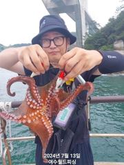 7월13일 여수월드피싱 돌문어 조황