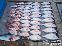 뉴금강호)1월1일 새해 첫 타이라바출조다녀왔습니다!!!