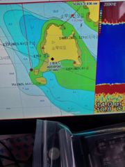 4월 9일 인천항 길손호 우럭광어다운샷 오전탐사^^