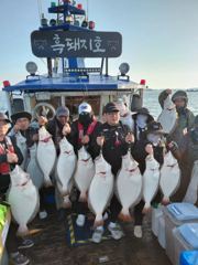 오천항 흑돼지호 5월 16일 광어다운샷 조황
