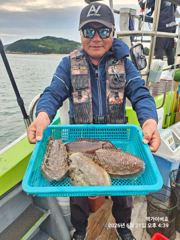 맥가이버호 6월21일 갑오징어 조황
