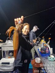 제주왔어호(9.77톤) 6월 27일 야간한치조황