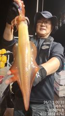 제주왔어호(9.77톤) 6월 30일 야간한치조황