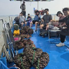 서울에서 오신 회사 동료 단체 손님들의 토요일 극한 해루질 체험
