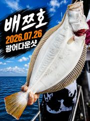 [배쯔호] 7월26일 광어다운샷