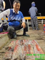 7월 26일 이프로 완도 한치 조황입니다