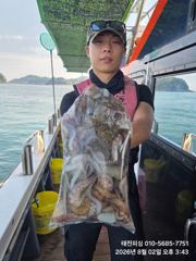 ^8/2일 돌문어 조황 좋습니다 "내일 쭈욱 예약중입니다 