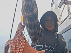 돌문어 사냥 키로급외 퍽퍽!