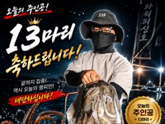 돌문어~주간/야간~굿조황~주말~자리여유~예약받습니다.