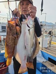 삼천포 마린보이 8. 22. 토요일 부터 계속 붉바리 외수질 출항합니다.