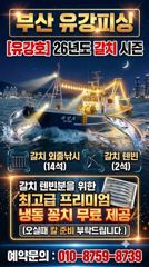 [부산 유강피싱] 유강호 먼바다 갈치 외줄 및 텐빈 조황입니다~~~