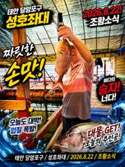 8.22 성호좌대 조황소식