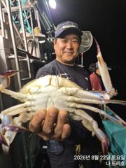 8/22일,악조건에도 대대박~무쟈게 나오네요~야간 꽃게~실시간조황~시즌 시작 ~오늘도 야간 꽃게갑니다~~군산 나드리호