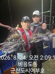 8.23 도시어부호 16명 야간 꽃게 마무리 조황