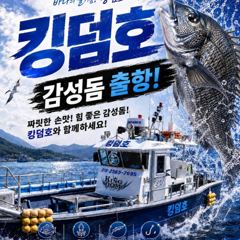 킹덤호 피싱/수요일 감성돔 출항합니다.