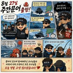 8월27일~  문어야~!!놀러왔자나~~!