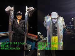(14석통영명륜3호)대갈치 씨알 죽이네요 마릿수는 아쉬워요(계속예약가능)