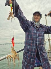 조황정보 - 9월 2일 홍원항 뉴아일랜드호 쭈꾸미 전원 망태기 성공! - 홍원항 뉴아일랜드호 선상낚시 ,생활낚시 , 바다낚시 , 전문출조