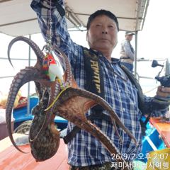 [남해] 9/2일 남해 승진호 문어 조황입니다.