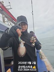 ★★ 9/2 [군산 대일피싱] 킹스타호 쭈꾸미 조황 다음주 평일 자리 있습니다.