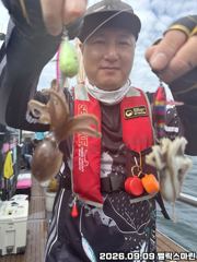 조황정보 - 9/09(수) 펠릭스마린 - 쭈꾸미 조황입니다!! - 홍원항 펠릭스낚시