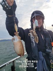 10일, 군산쭈꾸미~오늘도 시작합니다~실시간~점점 좋아지는 쭈구미~내일도 갑니다`군산낚시프라자 포세이돈호