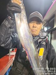 떳따 대갈치들 쿨러 채우고 왔습니다