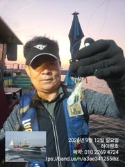 13일, 군산쭈꾸미~날씨만 좋다면 물때 상관없는 굿조황~점점 좋아지는 쭈구미~실시간~내일도 갑니다~군산낚시프라자 하이원호
