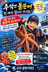 내일 추석맞이 돌문어 출조합니다^^(낼자리여유)