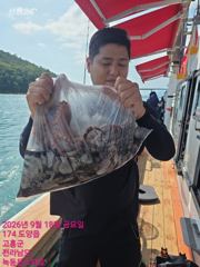 녹동항 녹동몬스터호 돌문어 조황 사진