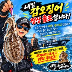 내일 갑오징어 정상 출조! 좋은 씨알 찾아 달려봅니다 ^^