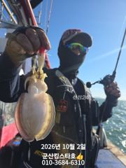 군산킹스타호(10/2)갑오징어 실시간(계속해서 출조~예약가능