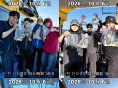 인천남항 은아3호 주꾸미 조황 사진