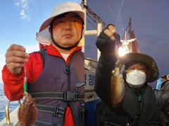 야미도항 블랙펄호 갑오징어 조황 사진